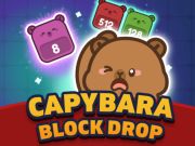 Juego Capybara Block Drop en línea