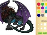 Juego Libro para colorear de la quimera dragón en línea