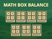 Juego Balance de caja matemática en línea