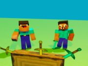 Juego Noob vs Pro pero Knife golpeó Minecraft en línea