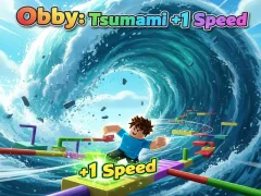 Juego Obby: Tsunami +1 velocidad en línea