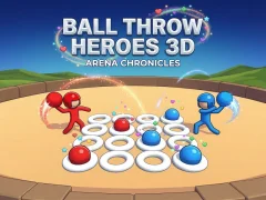 Juego Héroes de lanzamiento de pelota 3D en línea