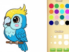 Juego Libro para colorear de animales kawaii en línea