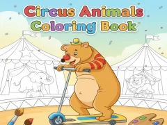 Juego Libro para colorear de animales de circo en línea