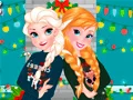 Juego Hermanas Suéter Navideño Feo en línea