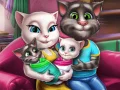Juego Día familiar de las gemelas Angela en línea Juego Día familiar de las gemelas Angela en línea