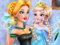 Juego Bromear a la niñera Bebé Reina de Hielo en línea