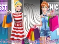 Juego Desfile de compras de las princesas en línea