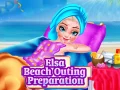 Juego Preparación de la salida a la playa de Elsa en línea