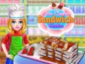 Juego Pastel de helado sándwich en línea