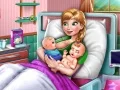 Juego Nacimiento de los gemelos de la princesa de hielo en línea