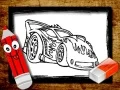 Juego Regreso a la escuela: Libro para colorear coches en línea Juego Regreso a la escuela: Libro para colorear coches en línea