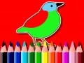 Juego De vuelta a la escuela: Libro de colorear pájaros en línea