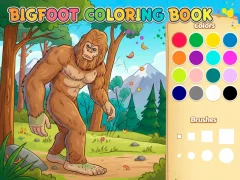Juego Libro para colorear de Pie Grande en línea