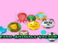 Juego Encontrar animales vectoriales en línea