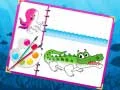 Juego Libro de colorear criaturas marinas en línea