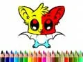 Juego Libro de Colorear Murciélago Bonito en línea