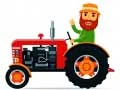 Juego Tractores de Granja de Dibujos Animados en línea
