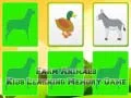 Juego Animales de la Granja: Aprendizaje y Memoria para Niños en línea