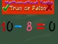 Juego Tareas de Matemáticas verdadero o falso en línea