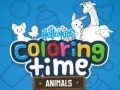 Juego ¡Hola niños! Momento de colorear animales en línea