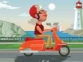 Juego Coloración Paseo en Scooter por la Ciudad en línea