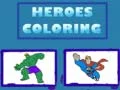 Juego Colorear Héroes en línea Juego Colorear Héroes en línea