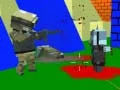 Juego Guerra de armas de bloques contra zombies en línea