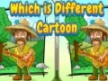 Juego ¿Cuál es el dibujo animado diferente? en línea
