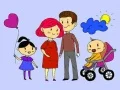 Juego Libro de Colorear Familia Feliz en línea