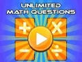Juego Preguntas de matemáticas ilimitadas en línea