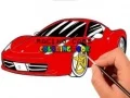 Juego Libro para colorear coches de carreras en línea