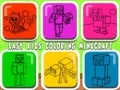 Juego Coloring fácil para niños Minecraft en línea Juego Coloring fácil para niños Minecraft en línea