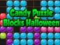Juego Bloques de Rompecabezas de Caramelo Halloween en línea