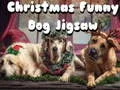 Juego Puzzle Divertido de Perro de Navidad en línea