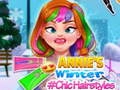 Juego Peinados Chic de Invierno de Annie en línea Juego Peinados Chic de Invierno de Annie en línea