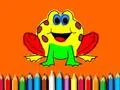 Juego De vuelta al cole: Libro de colorear ranas en línea Juego De vuelta al cole: Libro de colorear ranas en línea