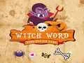 Juego Juego de Puzzles de Palabras de Bruja para Halloween en línea