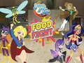 Juego DC Super Hero Girls: Pelea de Comida en línea Juego DC Super Hero Girls: Pelea de Comida en línea