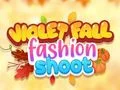 Juego Sesión de moda otoñal violeta en línea