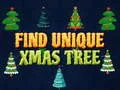 Juego Encuentra el árbol de Navidad único en línea