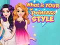 Juego ¿Cuál es tu estilo de princesa? en línea