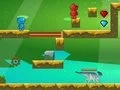 Juego Fuego y Agua en el Mundo de los Dinosaurios en línea Juego Fuego y Agua en el Mundo de los Dinosaurios en línea