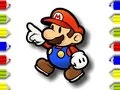 Juego Regreso a la escuela: Coloreado de Mario en línea