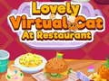 Juego Lindo gato virtual en el restaurante en línea