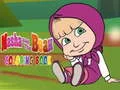 Juego Masha y el Oso: Libro de Colorear en línea Juego Masha y el Oso: Libro de Colorear en línea