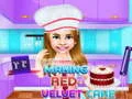 Juego Haciendo pastel de terciopelo rojo en línea
