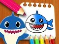 Juego Libro para colorear Baby Shark en línea