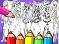 Juego Libro para colorear Monster High en línea