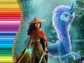 Juego Libro para colorear de Raya y el Último Dragón en línea